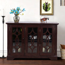Load image into Gallery viewer, Spacious Sideboard With 3 Doors - Ox Blood Red
