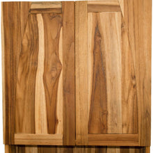 Load image into Gallery viewer, Solid Wood Frame Wall Mounted Accent Cabinet - Brown
