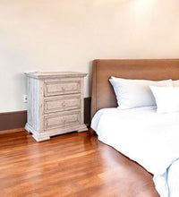Load image into Gallery viewer, 32" Three Drawer Nightstand - White
