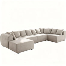 Load image into Gallery viewer, 8 Seater U-Shaped Couch With Ottoman
