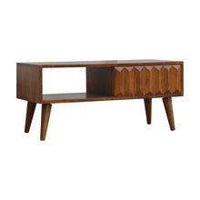 Load image into Gallery viewer, Solid Wood Enclosed Open Storage TV Stand (719193) - Brown
