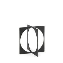 Load image into Gallery viewer, Circle Square Sculpture - Charcoal / Gray
