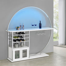 Load image into Gallery viewer, Casey - 2 Door Home Bar Storage Bar With Customizable Lighting - White
