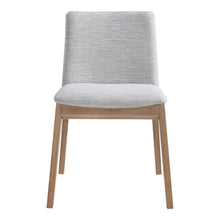 Load image into Gallery viewer, Upholstered Fabric Dining Room Side Chairs (Set of 2) - Gray / Natural
