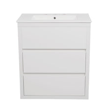 Load image into Gallery viewer, Double Sinks Bathroom Vanity Set With 2 Ceramic Basins
