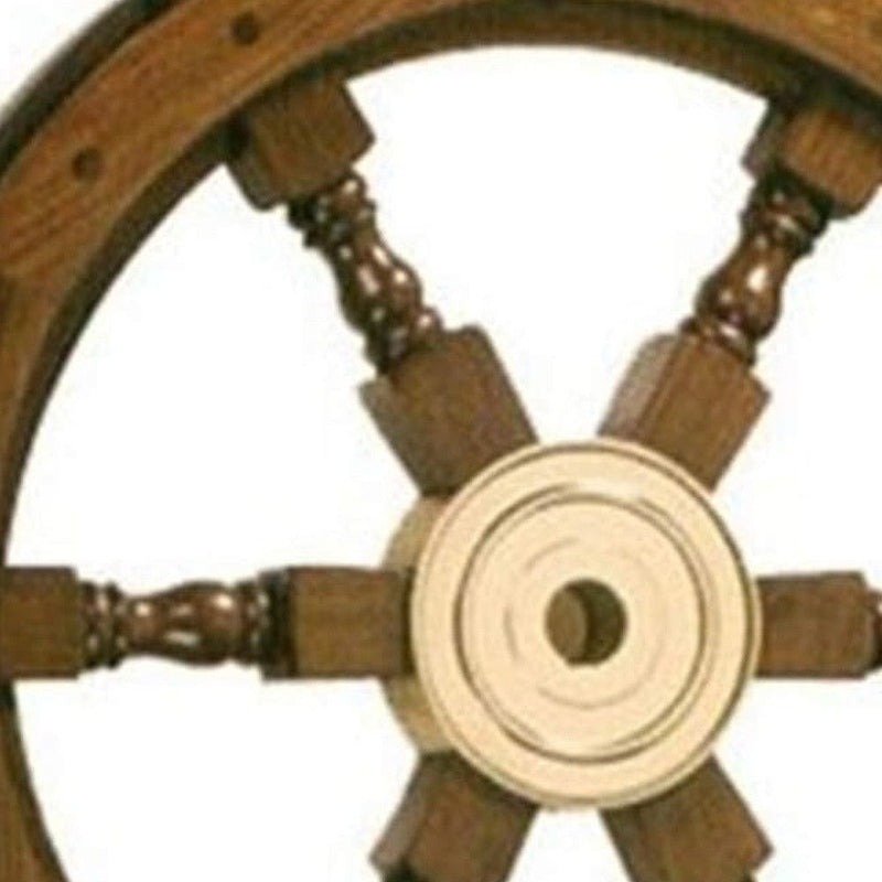 Ship Wheel - Brown