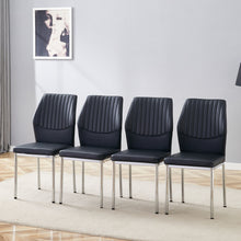 Load image into Gallery viewer, Luxury Simple High Resilience Dining Chair With Metal Legs
