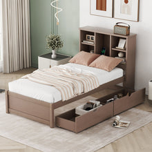Load image into Gallery viewer, Bed Frame With Built In USB Port And 2 Drawers
