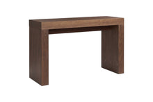 Load image into Gallery viewer, 47" Wood Block Console Table - Brown
