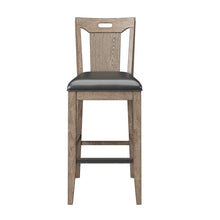 Load image into Gallery viewer, Slat Back Bar Stools (Set of 2) - Brown
