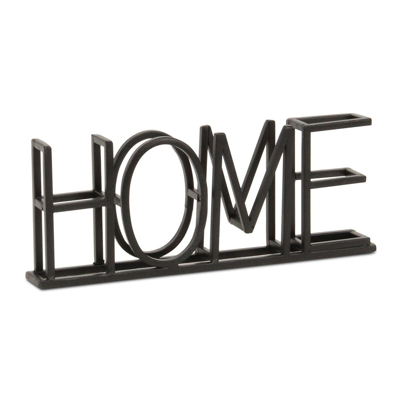 Home Tabletop Sign - Black