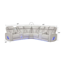Load image into Gallery viewer, Fortuner - Power Recliner Sectional Sofa
