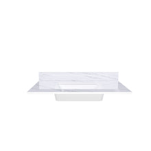 Load image into Gallery viewer, Bianco Carrara Venato Elegant Marble Vanity Top, Bathroom Vanity With Undermount Sink, Sintered Stone
