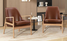 Load image into Gallery viewer, Mid-Century Modern Accent Armchair With High Back
