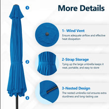 Load image into Gallery viewer, Patio Umbrella With Crank Lift And Tilt, UV-Resistant Canopy
