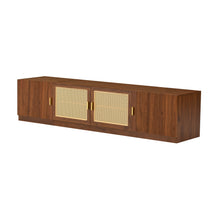 Load image into Gallery viewer, TV Stand, Media Console With Adjustable Shelves - Walnut

