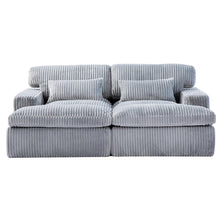 Load image into Gallery viewer, Double Chaise Lounge Chair, Oversized Upholstered Sleeper Cloud Couch
