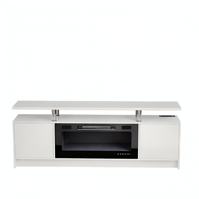 Fireplace TV Stand With Fireplace (734213) - White