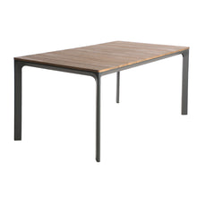 Load image into Gallery viewer, Outdoor Wicker Rectangular Dining Table With Iron Frame And Water Resistant Rattan
