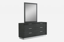 Load image into Gallery viewer, Solid Wood Six Drawer Double Dresser For Bedroom - Gray
