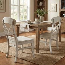 Load image into Gallery viewer, Harola - Cross-Back Dining Side Chairs In (Set of 2) - Smoky White
