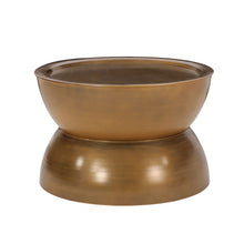 Load image into Gallery viewer, Iron Round Pedestal Coffee Table - Gold
