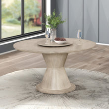 Load image into Gallery viewer, Gwendolyn - Round Dining Table Top &amp; Lazy Susan - Cerused Taupe
