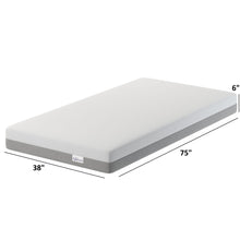 Load image into Gallery viewer, 6" Memory Foam Mattress With Responsive Support And Breathable Cover
