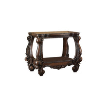 Load image into Gallery viewer, Manufactured Wood Square End Table With Shelf - Cherry Oak
