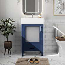 Load image into Gallery viewer, Bathroom Vanity With Ceramic Sink And Ample Storage, Ideal For Small Bathrooms
