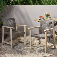 Load image into Gallery viewer, Outdoor Dining Chair Acacia Wood Frame (Set of 2)
