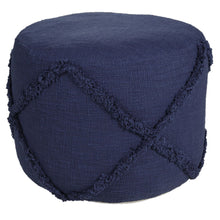 Load image into Gallery viewer, Cotton Ottoman - Blue
