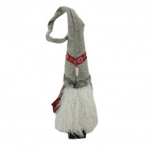 Load image into Gallery viewer, Winter Gnome With Snowflakes - Red / Gray / Snow
