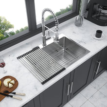 Load image into Gallery viewer, Drop In Kitchen Sink, 16 Gauge Stainless Steel, Single Bowl, Topmount Basin
