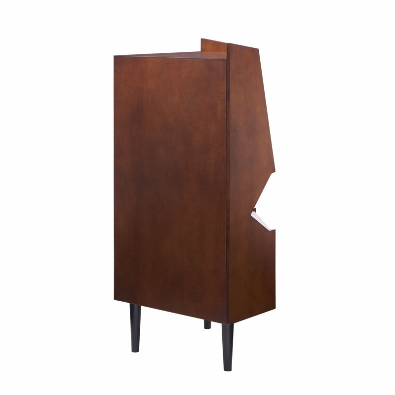 Cosmo And Corner Bar Cabinet - Dark Brown