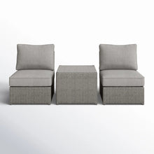 Load image into Gallery viewer, Modern Wicker Outdoor Seating Set With Cushions
