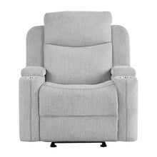 Load image into Gallery viewer, Galya - Motion Glider Recliner - Light Gray Chenille
