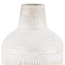 Load image into Gallery viewer, Geometric Cylinder Table Vase (608320) - Off White / Off White
