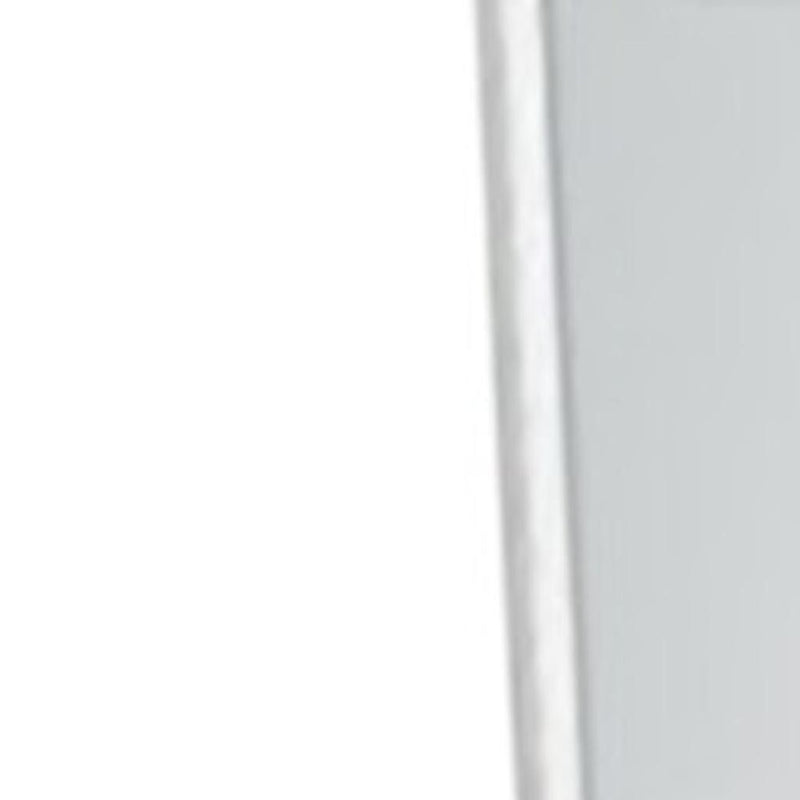 64" Metal Wall Mounted And Freestanding Framed Accent Mirror - Silver