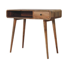 Load image into Gallery viewer, Curved Writing Desk - Oak
