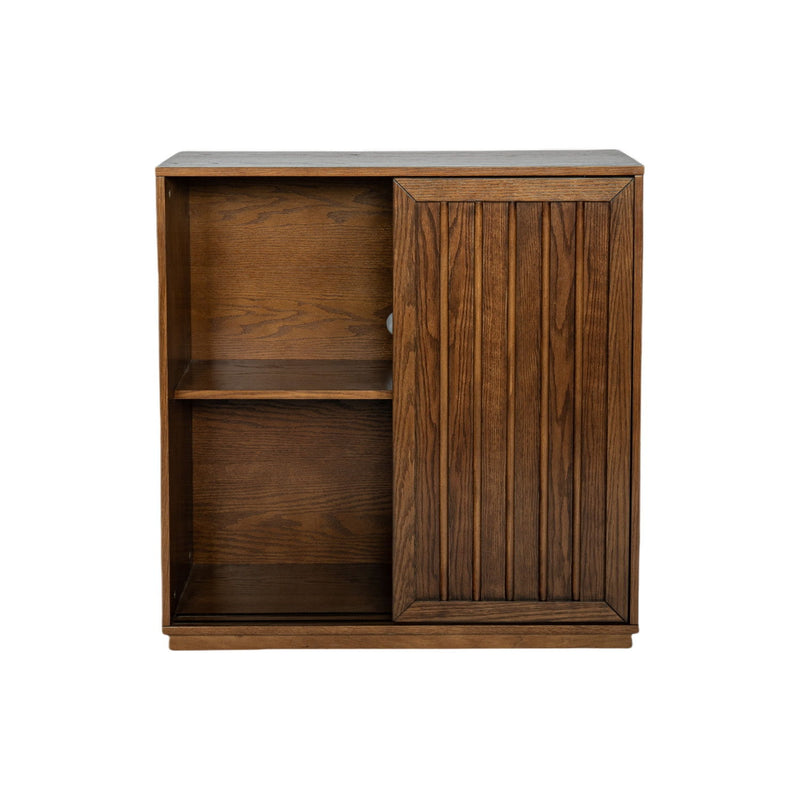 32" Wood Accent Cabinet - Brown