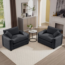 Load image into Gallery viewer, Modern Classic Fabric Single Chair Deep Seat Sofa With Pillow
