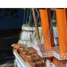 Load image into Gallery viewer, Hand Painted Model Boat (624250) - Light Brown / White
