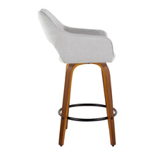 Load image into Gallery viewer, Mustang - Contemporary Fixed Height Counter Stool With Swivel With Round Footrest (Set of 2)
