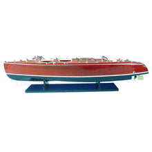 Load image into Gallery viewer, Hand Painted Model Boat (624210) - Light Brown / Dark Brown
