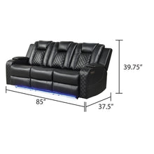 Load image into Gallery viewer, Benz - Power Recliner Set With LED Lighting And USB Charging
