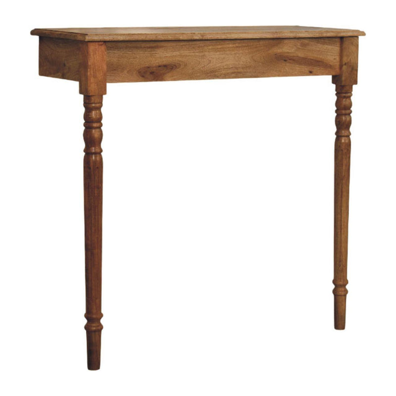 Two Leg Leaning Wall Mount Console Table (738361) - Brown