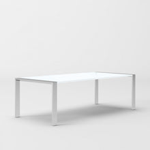 Load image into Gallery viewer, 95" Stainless Steel Dining Table - White
