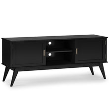 Load image into Gallery viewer, Draper - Handcrafted Mid Century Low TV Media Stand
