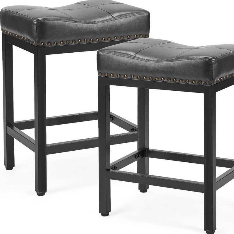 Tufted Club Chair (Set of 2) - Black